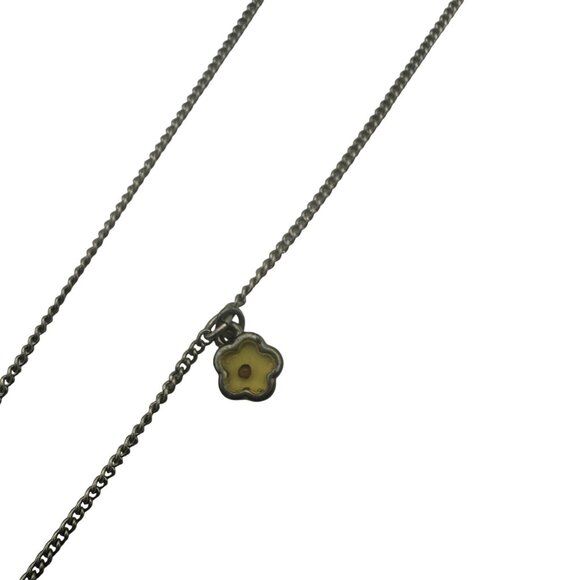 Antique Brass Necklace Matt 17:20 Stone Feather Mustard Seed Charms - Picture 3 of 6